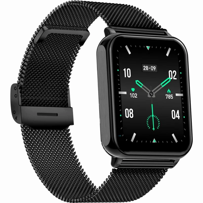 Smartwatch Gravity Biało Czarny 2 Paski GT17-8