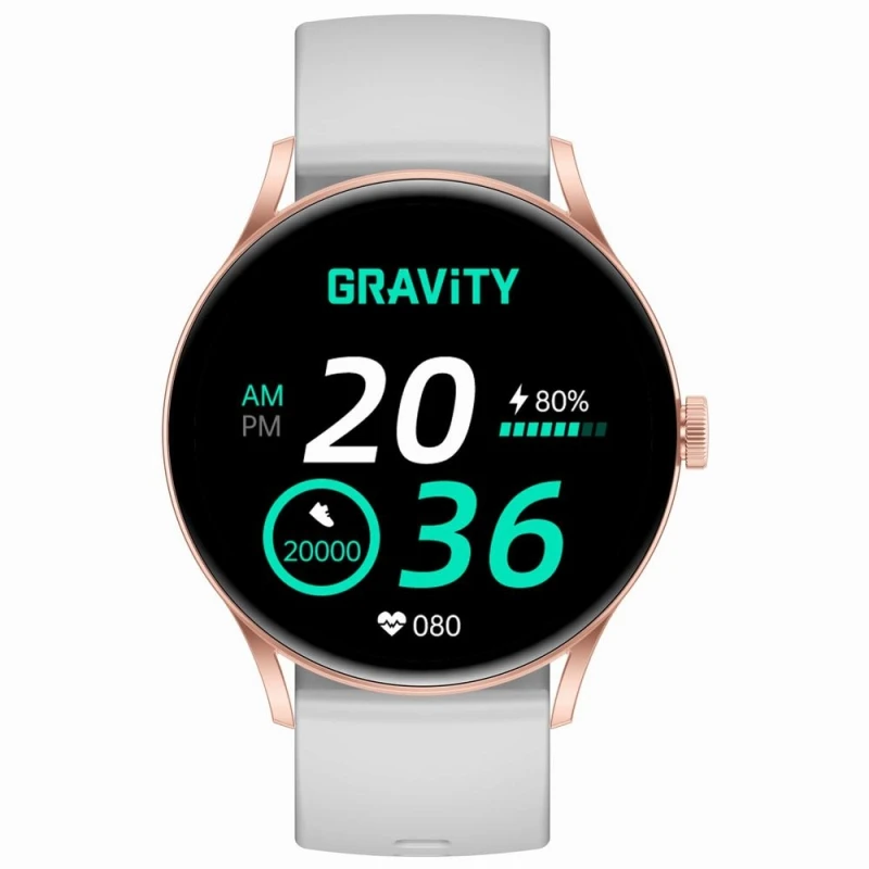 Smartwatch Gravity Szaro Różowy GT2-3 PRO