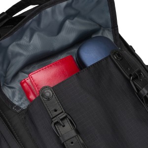 Czarny, praktyczny plecak z miejscem na laptopa - Himawari