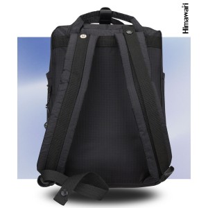 Czarny, praktyczny plecak z miejscem na laptopa - Himawari