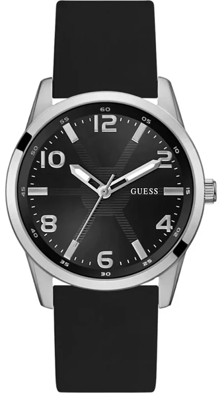 Zegarek Męski Guess Monte GW0805G1 Czarna Tarcza Srebrna Koperta + BOX