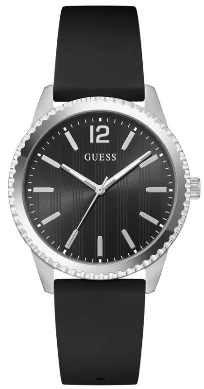 Zegarek Męski Guess Chip GW1063G1 Czarna Tarcza Srebrna Koperta + BOX