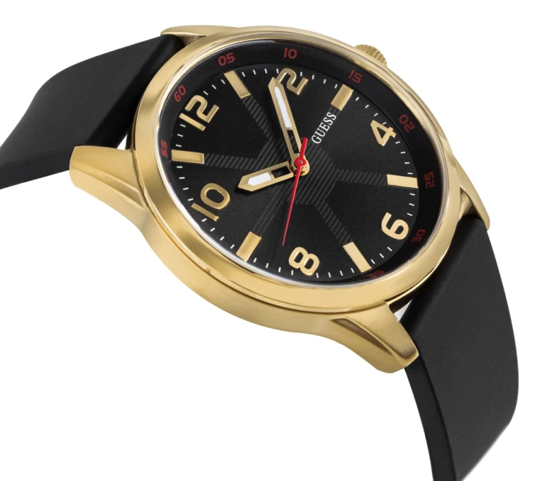 Guess Monte GW0805G2 – Czarna Tarcza i Złota Koperta