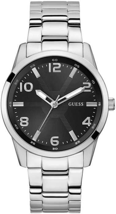 Zegarek Męski Guess Monte GW0804G2 Czarna Tarcza Srebrna Bransoleta + BOX