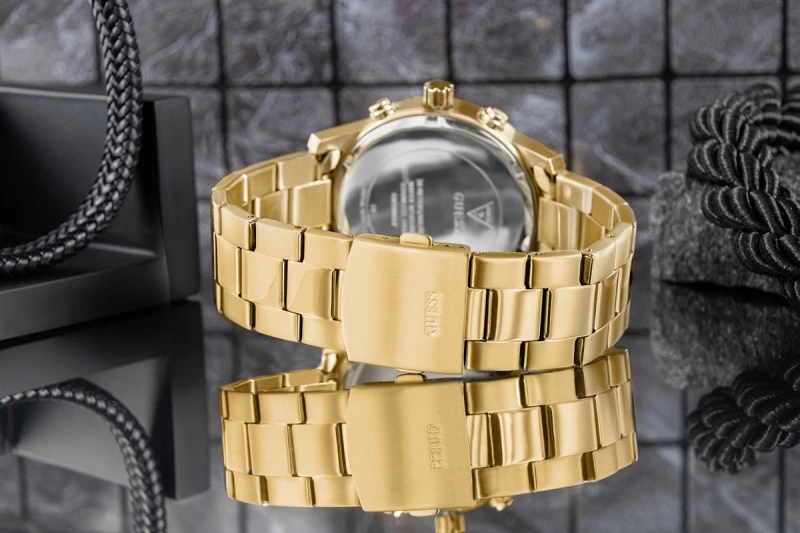 Zegarek Guess GW1006G2 – Złota Bransoleta ze Stali Nierdzewnej
