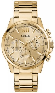 Zegarek Męski Guess Walker GW0900G2 Złota Tarcza Złota Bransoleta + BOX