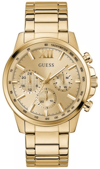 Zegarek Męski Guess Walker GW0900G2 Złota Tarcza Złota Bransoleta + BOX