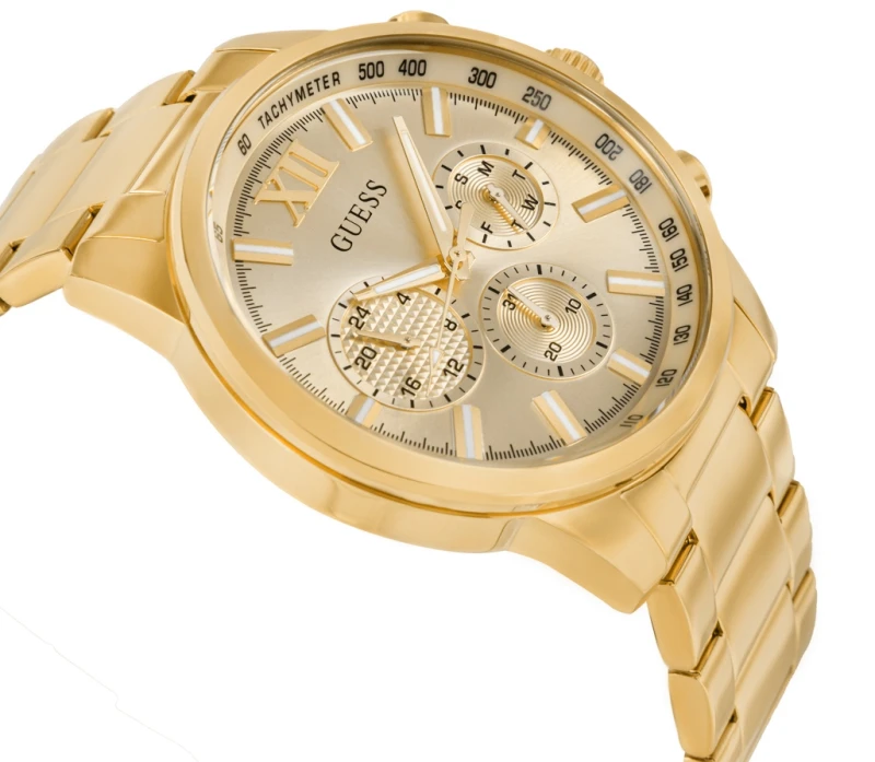 Guess Walker GW0900G2 – Złota Tarcza z Subtarczami