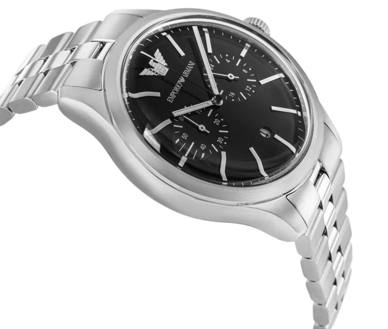 Emporio Armani Dario AR11691 – Czarna Tarcza z Chronografem