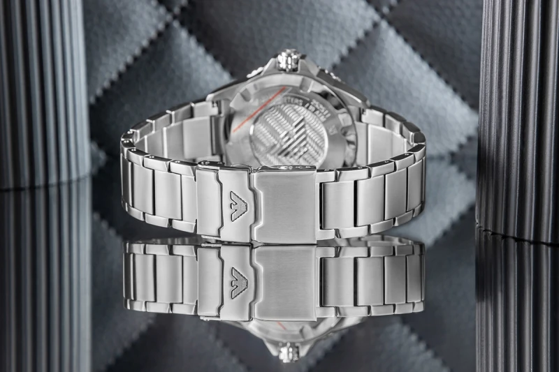 Zegarek Emporio Armani AR11697 – Srebrna Bransoleta ze Stali Nierdzewnej