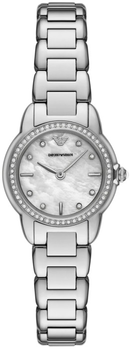 Zegarek Damski Emporio Armani Mia AR11669 perłowa tarcza srebrna bransoleta