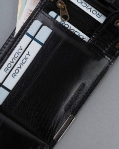 Pojemny, skórzany portfel męski z systemem RFID - Ronaldo