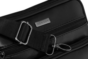 Listonoszka Crossbody Rovicky Czarna – Detale Skóry Naturalnej