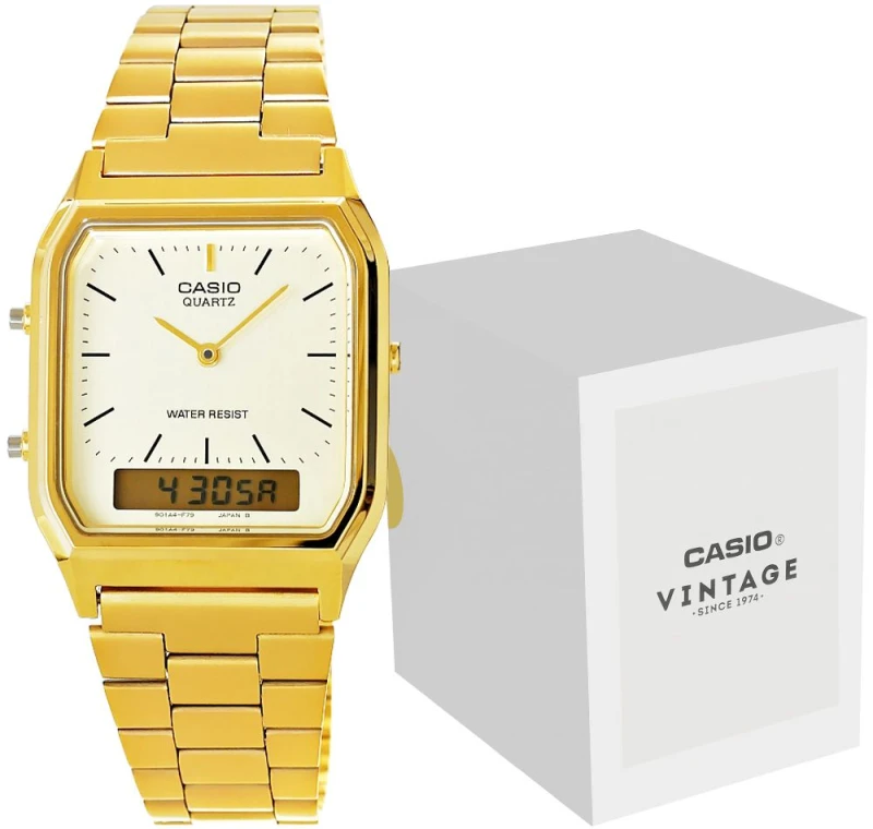 Zegarek Męski CASIO VINTAGE AQ-230GA-9DMQYES + BOX