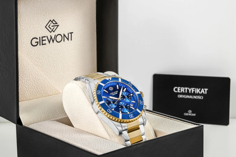 Zegarek Męski Giewont Chronograph Sapphire Multikolor GW3970-B5