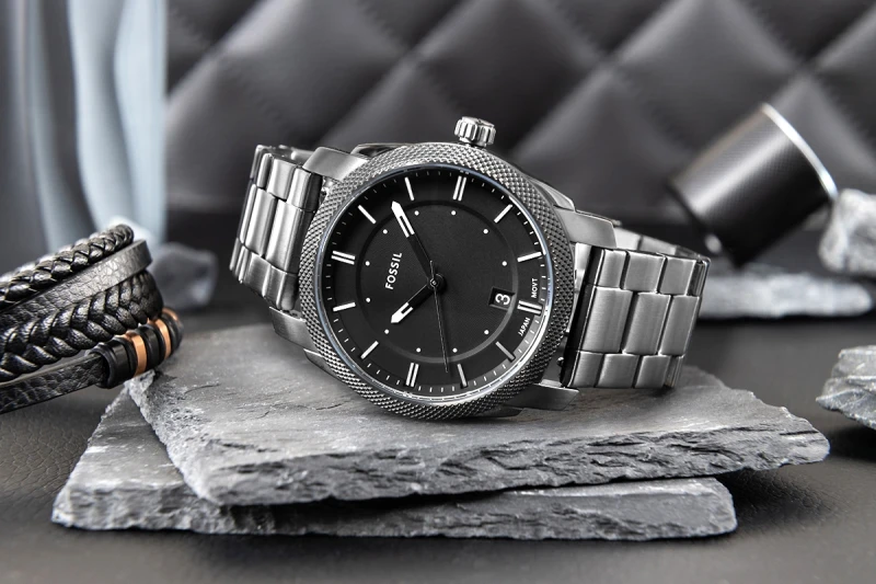 Zegarek Męski FOSSIL Machine Iron Grey FS4774 + BOX