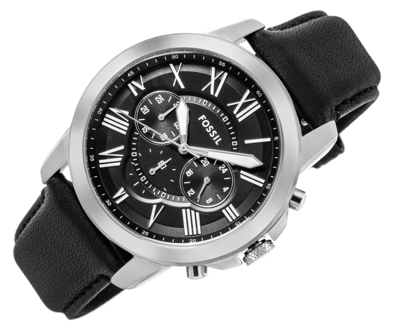 FOSSIL Grant Leather FS4812 – czarny pasek ze skóry naturalnej