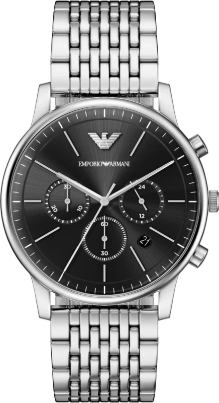 Zegarek męski Emporio Armani Minimalist AR11772 z czarną tarczą