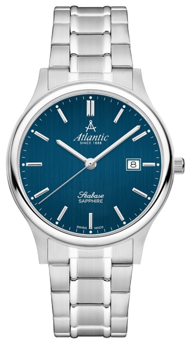 Zegarek męski Atlantic Seabase 60348.41.51 z granatową tarczą