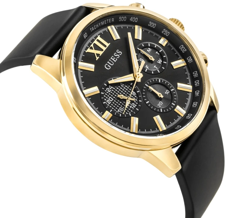 Złota koperta zegarka męskiego Guess Walker GW0913G2