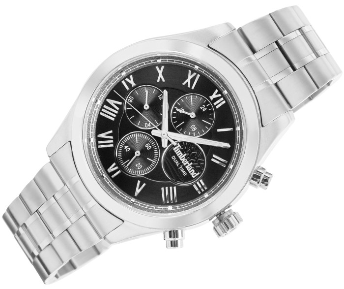 Timberland Ashmont TDWGK0082603 – czarna tarcza z funkcją Dual Time