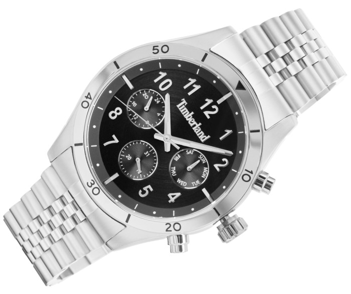Czarna tarcza zegarka Timberland Classic TDWGK0054703