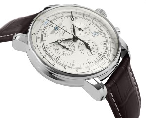 Tarcza zegarka Zeppelin 100 Jahre 7680-1 z funkcją chronografu