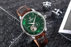 Zegarek Męski ZEPPELIN LZ120 Open Heart Automatic 8166-4 + BOX