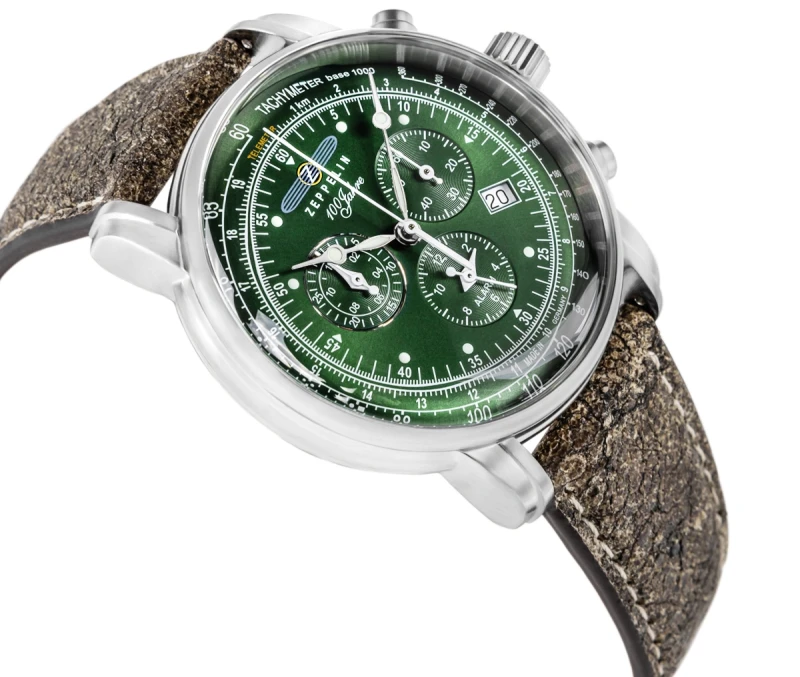 Zegarek Męski ZEPPELIN 100 Jahre Chronograph 8680-4 + BOX