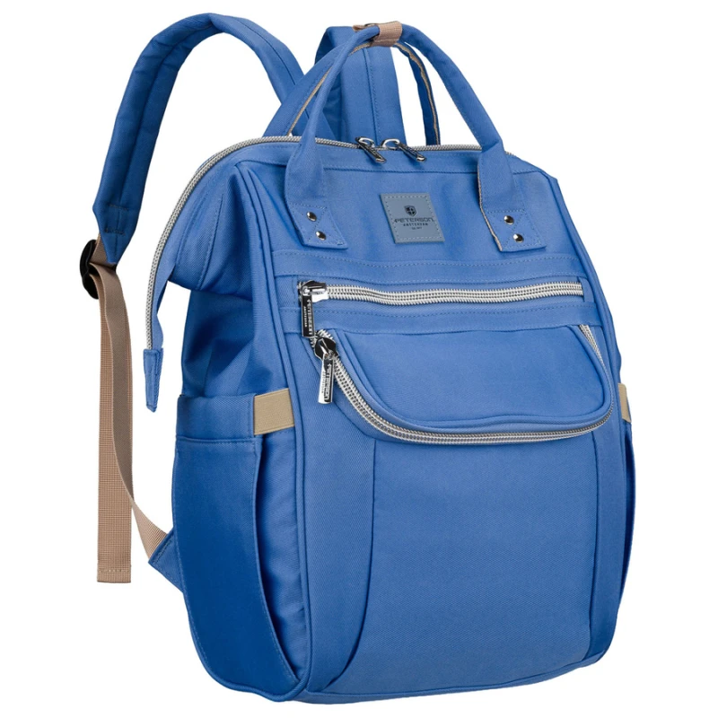 Plecak dla mamy Peterson Mommy Bag 21 l jasnoniebieski