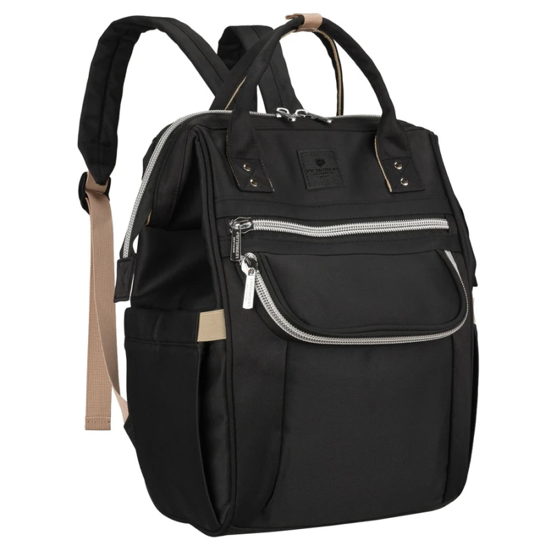 Czarny plecak dla mamy Peterson Mommy Bag 21 l