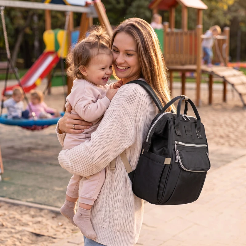 Kieszonki termiczne na butelki w plecaku Peterson Mommy Bag